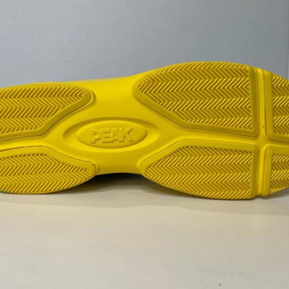 Men Peak Sport Basketball Yellow Mens Sneaker Size 8.5 - Picture 4 of 11